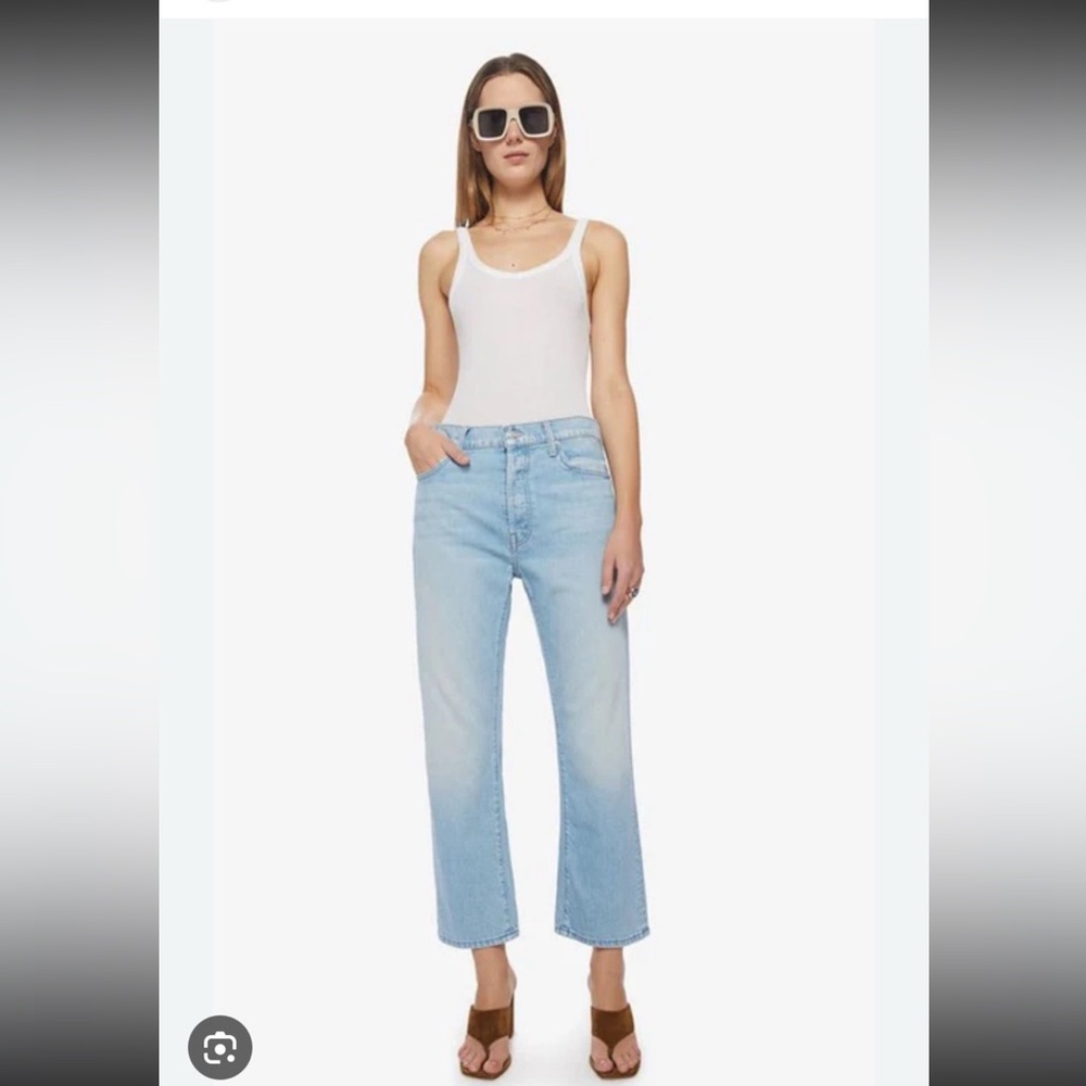 Mother the ditcher crop jeans
